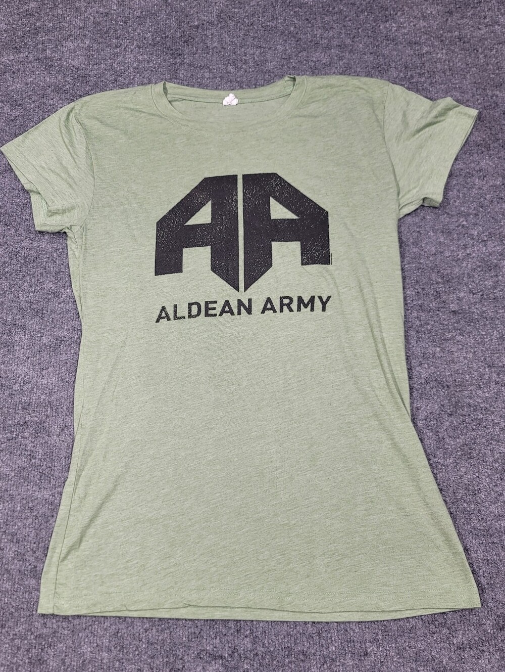 Jason Aldean Aldean Army Womans Tour Concert Shirt Green Size XXL